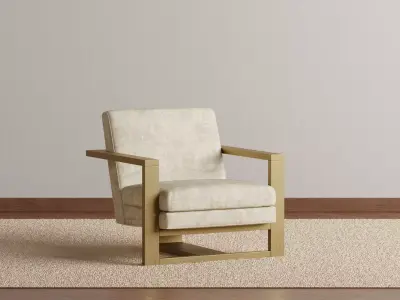 Delian Armchair 3D model