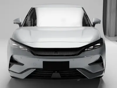 BYD Song L Low-poly 3D model