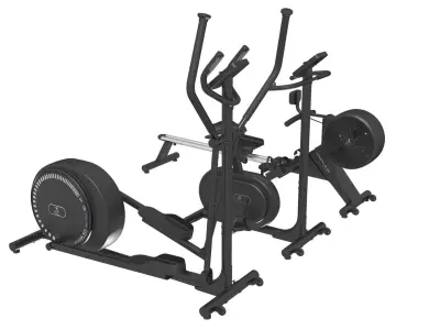 Fitness Equipament Clear Fit 3D model