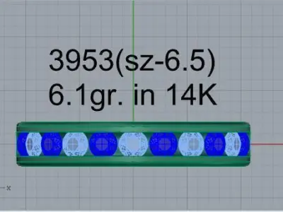Channel Setting Band 3953 3D print model