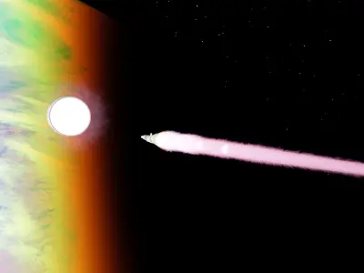 Raptor Engine and Engine Plume Pack 3D model