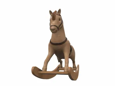 Rocking horse 6 3D model