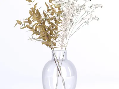 Bouquet 02 3D model buy