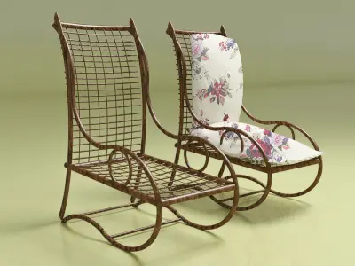 Bamboo Chair 3D model