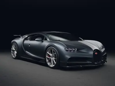 Bugatti Chiron - Unreal Engine 5 3D model