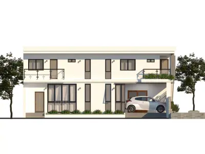 House Model First Floor 3D model