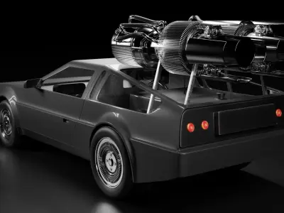 Delorian Rocket 3D model