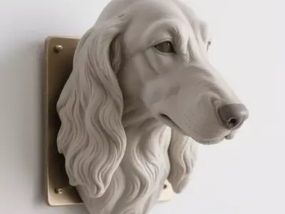 Afghan Hound 3D print model