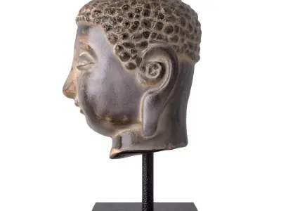 Head of Buddha 3D model