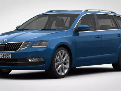 Skoda Octavia Combi 2017 3D model