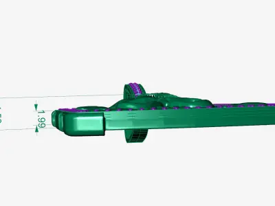 Mason Skull Dogtag Pendant  3D print model