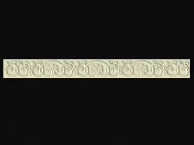 Central decor ornament for furniture 3D model 524