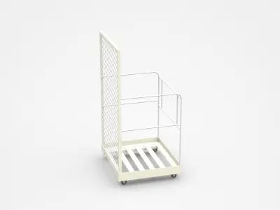 High Container Cart  3D model