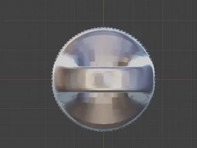 Simple gym handle fully printable 3D print model