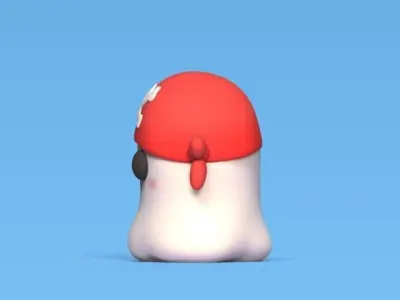 Ghost Pirate 3D print model