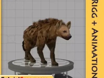 Hyena 3D model