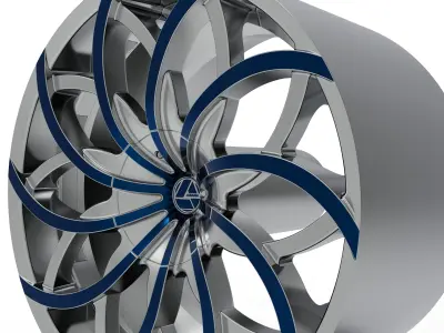 AZARA AZA-504 WHEEL 3D PRINT MODEL 3D print model