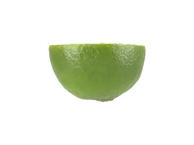 Photorealistic Lime Half 3D Scan 2 3D model