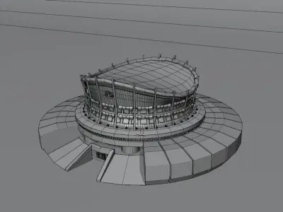 Nigeria National Theatre 3D model