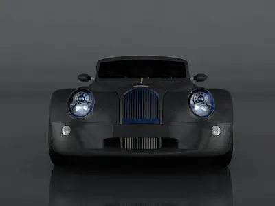 Morgan Aero Low-poly 3D model