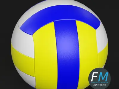 Beach volleyball 3D model