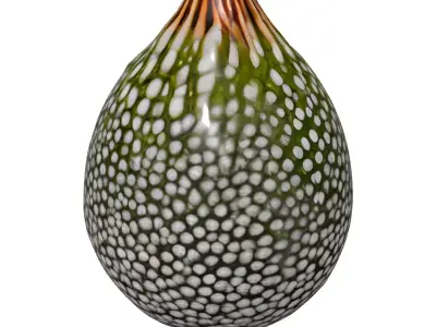 Exotic Gemstone Seed Pod Low-poly 3D model