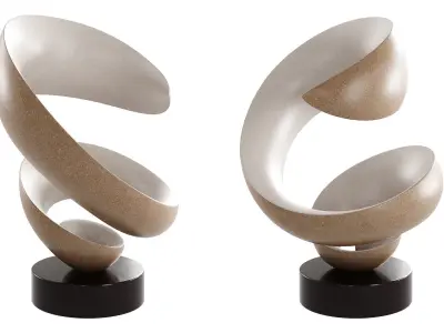 Abstract sculpture by Jason Quigno 3D model