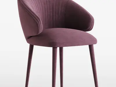 Cardinale Dining Chair 3D model