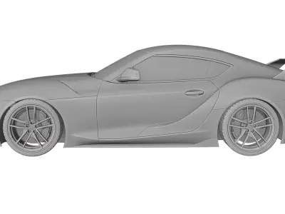 Toyota Supra 3D print model