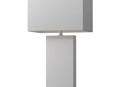 Mother Pearl Nacre Seashell Crystal Mosaic Nightstand Table Lamp 3D model