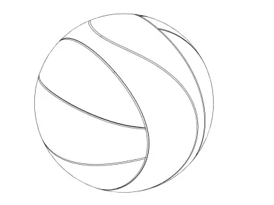 MIKASA BV550C beach volleyball 3D print model