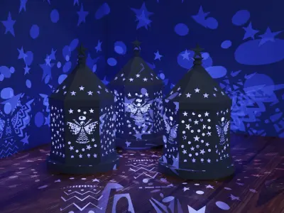 Christmas Special Christmas Lamp For 3D Printing 3D print model