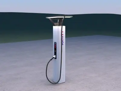 Ionity electric vehicle charger 3D model