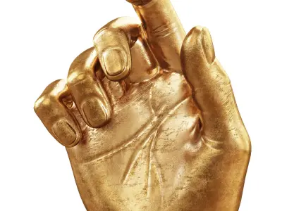 Sculpture of a hand 3D model