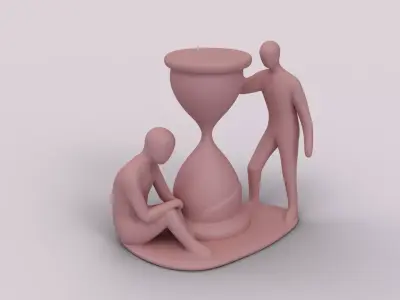 Flow of Time - A Symbol of Patience and Hope 3D print model