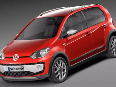 Volkswagen Cross Up 2014 3D model purchase