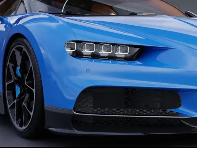 Bugatti Chiron 3D model