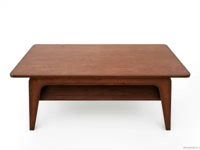 Coffee tables PBR Game Ready Low-poly 3D model