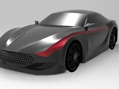 sport car stl obg rhino 3dsmax  3D model