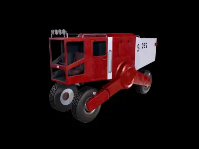 Futuristic Truck - Gest Low-poly 3D model