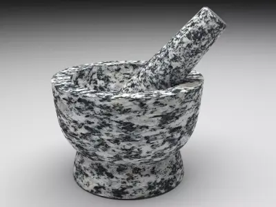 Mortar and Pestle 3D model