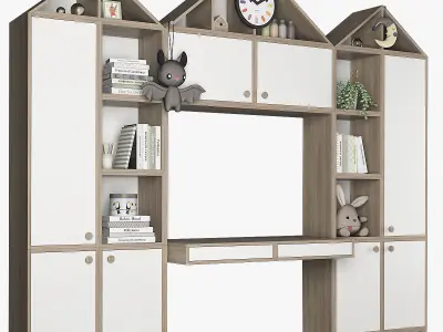 Kids Furniture Composition 76 3D model