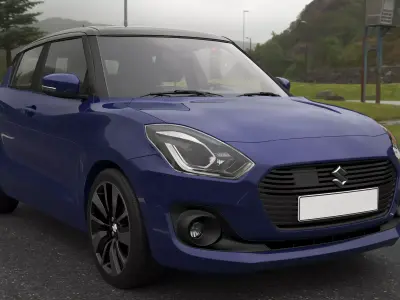 maruti suzuki swift facelift 3D model