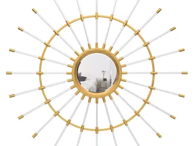 Ginnia Wall Mirror MCRF6158 3D model