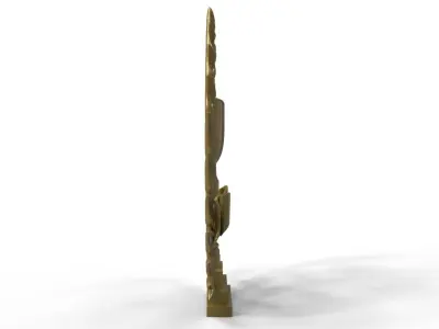 Wreath and trophy cup 3D print model