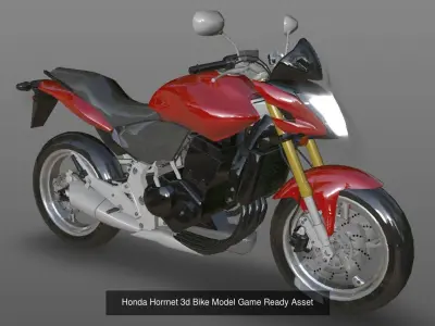 CBR Types Bikes Collections 3D Model Game Ready Asset 3D Model Pack
