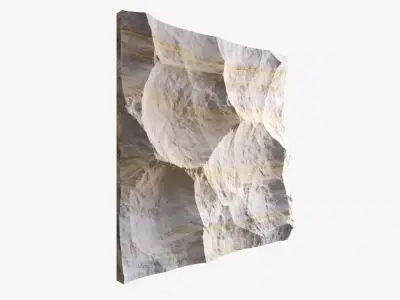 481-RockPanel sandstone wall art 3D model
