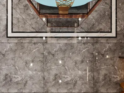 restaurant style New Chinese 3D model