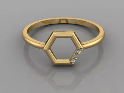 Women Ring 6 3D print model purchase