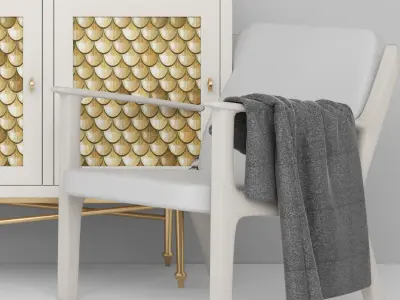 Decorative set Chest and decor 3D model